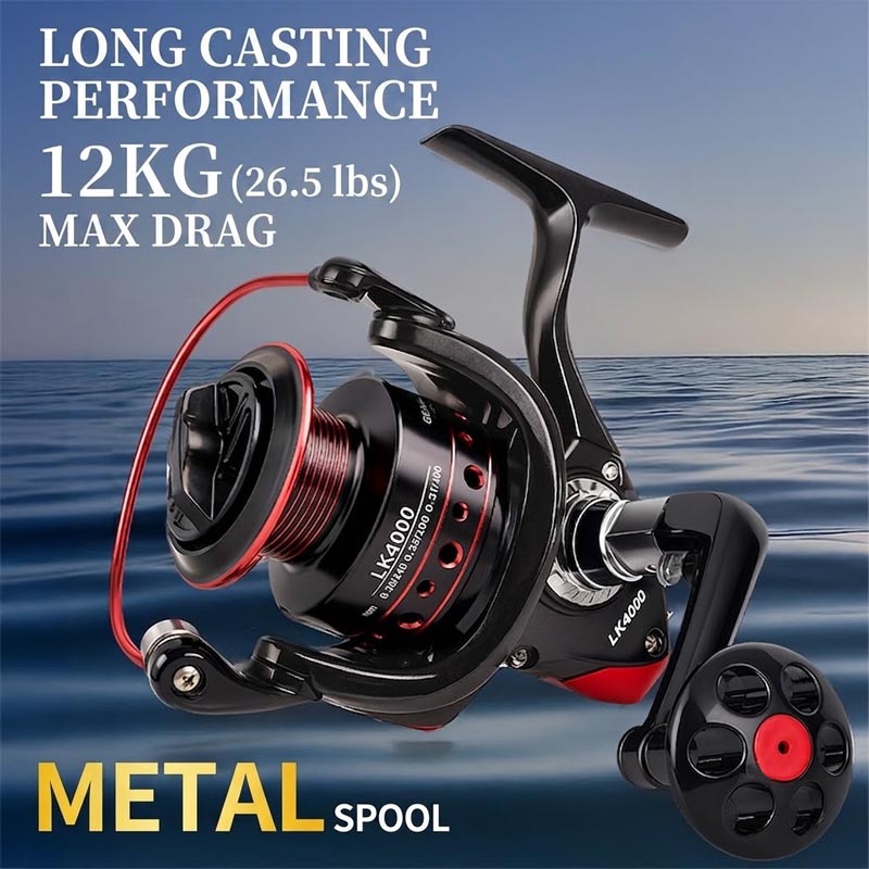 Fishing Boat Steering Wheel - Full Metal Spinning Fishing Reel, Heavy