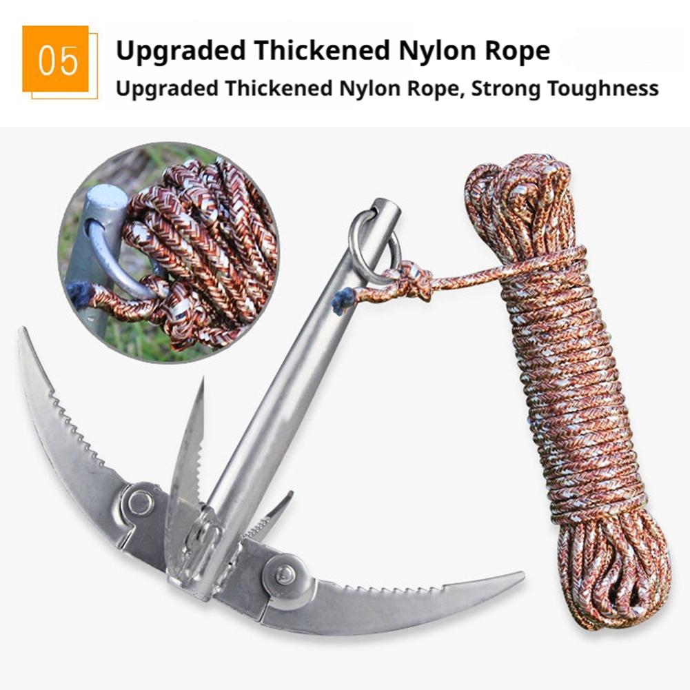 Outdoors Grappling Hook Surviv - Fishing Boat Anchor review and price