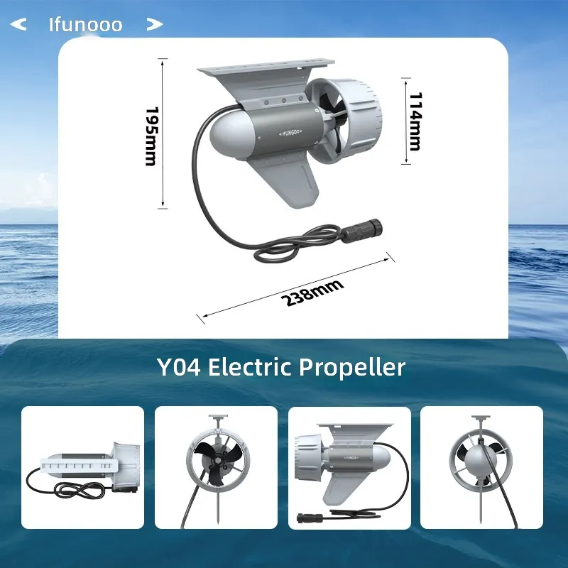 24V 330W Electric Underwater T - Fishing Boat Outboard Motor review and price