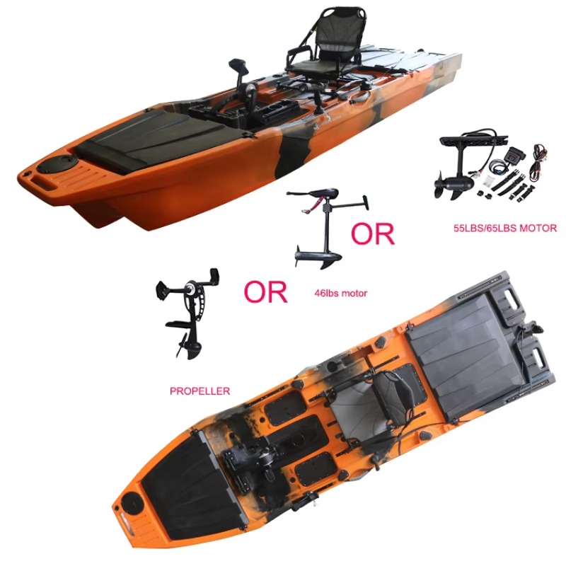 Vicking 12.6FT Single Kayak Pe - Fishing Boat Trolling Motor review and price