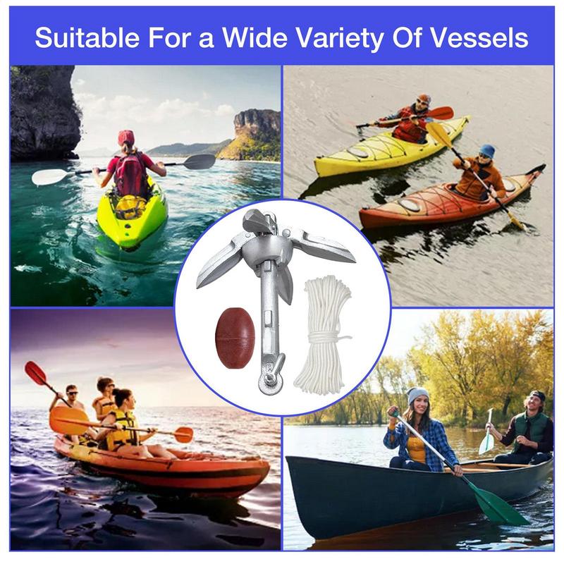 Canoe Anchoring Compact Kayak  - Fishing Boat Anchor review and price