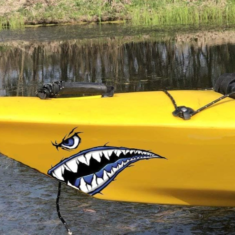 2PCS Shark Teeth Mouth Boat St - Fishing Boat Oar review and price