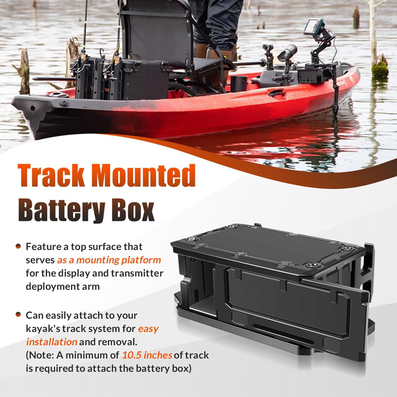 Track Mounted Battery Box for  - Fishing Boat Steering Wheel review and price