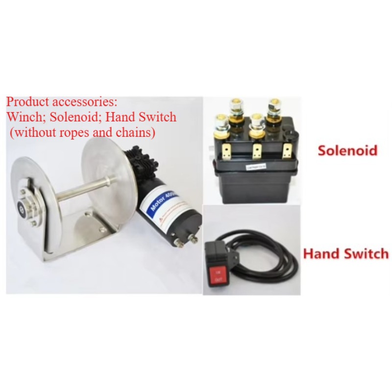Electric Anchor Drum Winch, 60 - Fishing Boat Anchor Winch review and price