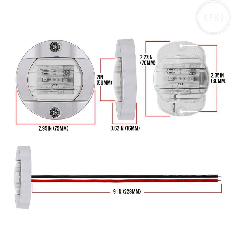 For Yacht Fishing Vessel 12V/2 - Fishing Boat Navigation Light review and price